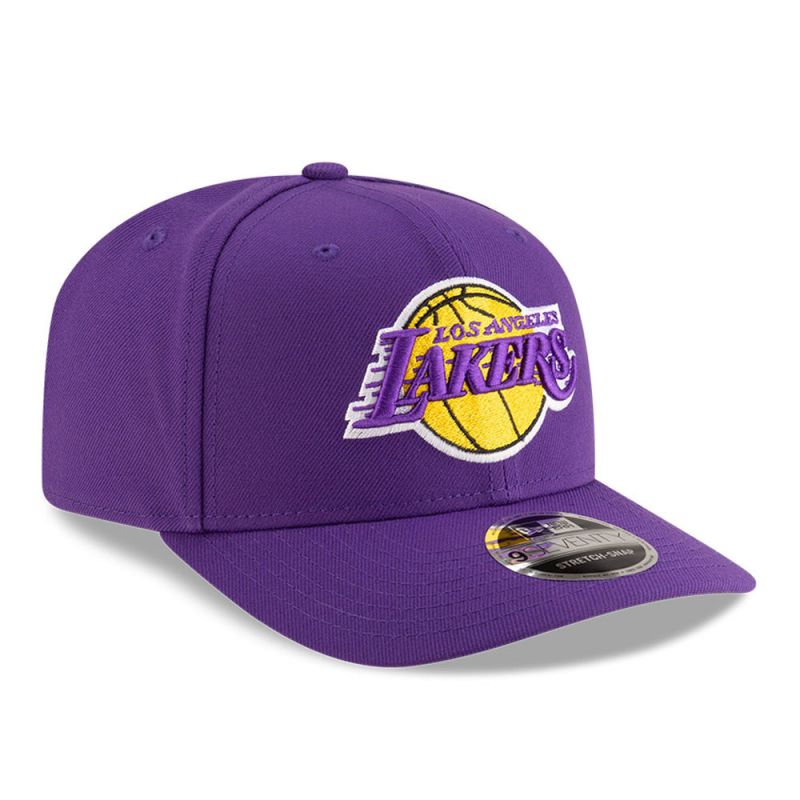 New Era 9SEVENTY Los Angeles Lakers NBA Team Purple Stretch Snapback Cap - uniwersalny baseball sapka
