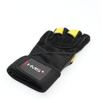 HMS Black/Yellow RST01 rS Gym Gloves fekete kapuskesztyű 17-63-200