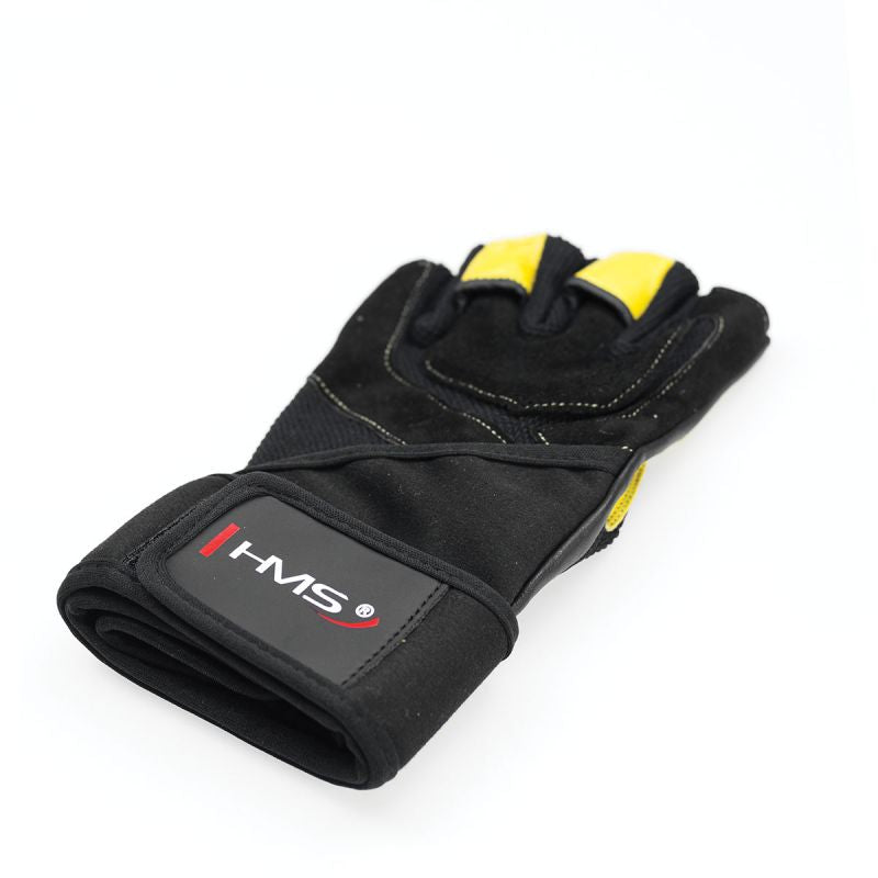 HMS Black/Yellow RST01 rS Gym Gloves fekete kapuskesztyű 17-63-200