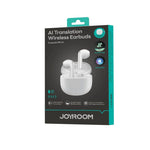 head Joyroom JR-FB1 Funpods Bluetooth 6.0 In-Ear TWS Wireless Headphones with AI Functions - White fehér headsets
