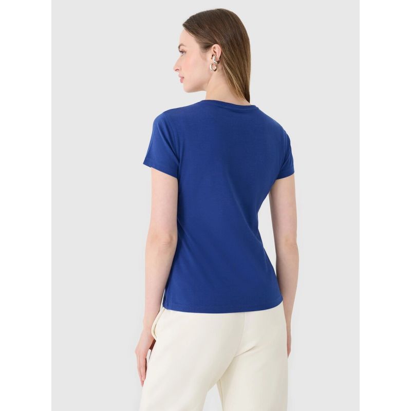Women's slim T-shirt with print 4F 4FWMM00TTSHF2674-31S 2xl póló