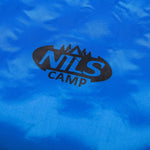 NILS CAMP NC4001 self-inflating mat with pillow, blue - 3.8 cm