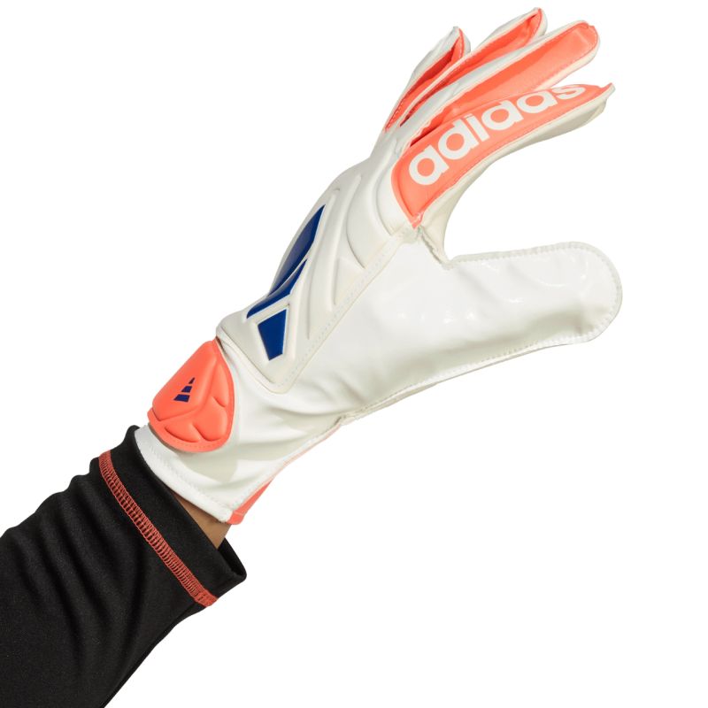 adidas Copa Glove Club goalkeeper gloves white and orange JN5339 Kiegészítő