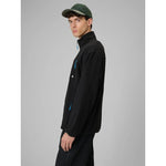 Men's relaxed fleece with stand-up collar 4F