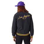 New Era NBA Los Angeles Lakers Script Bomber - fekete dzseki