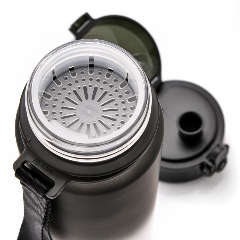 Meteor 650 ml sports bottle dark green uniw water bottles, training equipment
