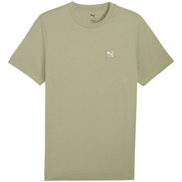 Puma Men's Ess Elevated Tee Olive 684726 82 Ruházat