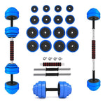 HMS SGG30 BAR 2-in-1 weight set (barbell and dumbbells) 30 kg póló 17-59-133