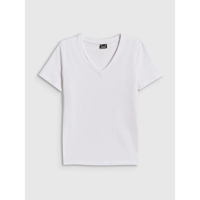 4F Women's regular plain T-shirt női póló 4FRMM00TTSHF3618-10S