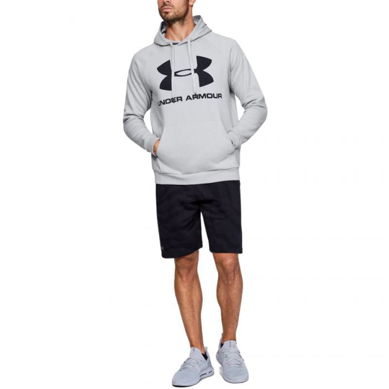 Under Armour Armor Rival Fleece Logo Hoodie M 1345628-014 Pulóver