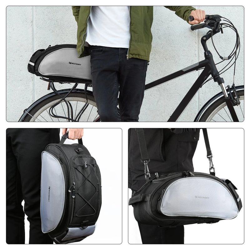Wozinsky Bike Pannier with Shoulder Strap 13L Black ( ) fekete táska 304004-47865