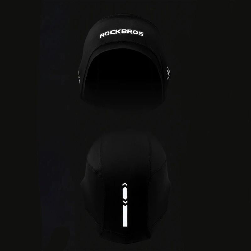 Rockbros cycling cap with cutouts for glasses - black fekete glasses, training equipment 304004-163826