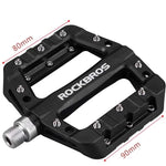 Rockbros black platform bicycle pedals