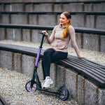 Hm124t Scooter With Disc Brake Mnils Extreme lila roller