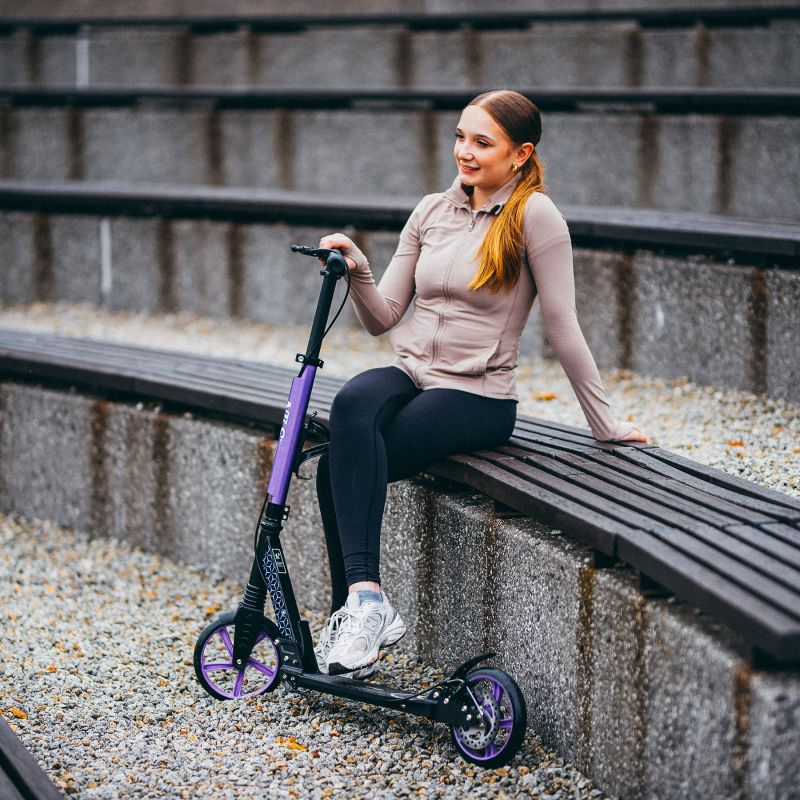 Hm124t Scooter With Disc Brake Mnils Extreme lila roller