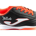 Joma Toledo JR 2601 indoor football boots for kids, fekete focicipő