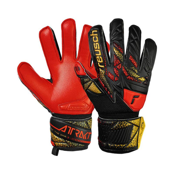 Reusch Attrakt Silver Jr 5572215 7075 Goalkeeper Gloves Kesztyű