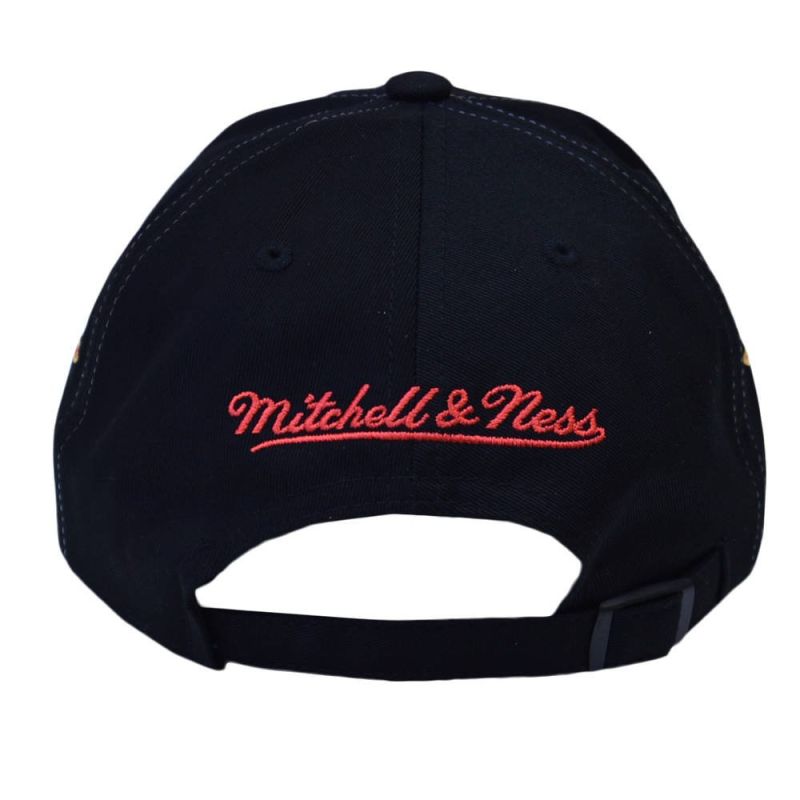 Mitchell & Ness NBA Houston Rockets Flamez Strapback Cap - 6LUXMM20018 HROBLCK uniwersalny baseball sapka