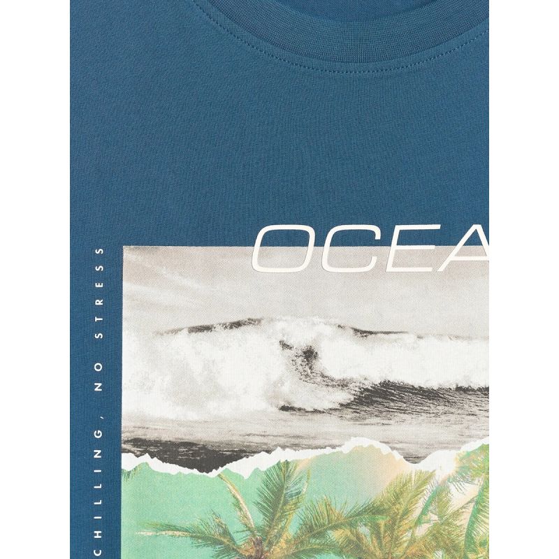 4F Men's regular printed T-shirt póló 4FRSS26TTSHM4304-46S