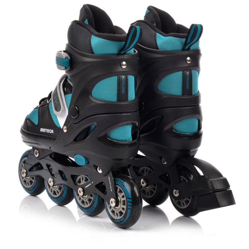 Meteor Rox skates, fekete korcsolya 22353