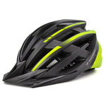 Wozinsky MTB Bike Helmet with Removable Visor and Rear USB Light L - Black and Yellow czarny || żółty védőfelszerelés HT-28VCB-199834