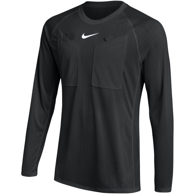 Nike Dri-FIT Referee III Men's Long-Sleeve Shirt, Black, fekete férfi póló HV8326010