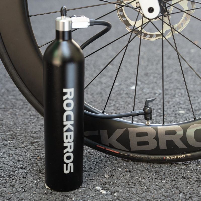 Rockbros Tubeless Tire Inflator 200 PSI 1.2l - Black 304004-189223