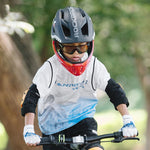 Rockbros TT-32005 Shark Children's Bike Helmet with Detachable Jaw Size M (54-58) - Black czarny \ m helmets, martial arts equipment