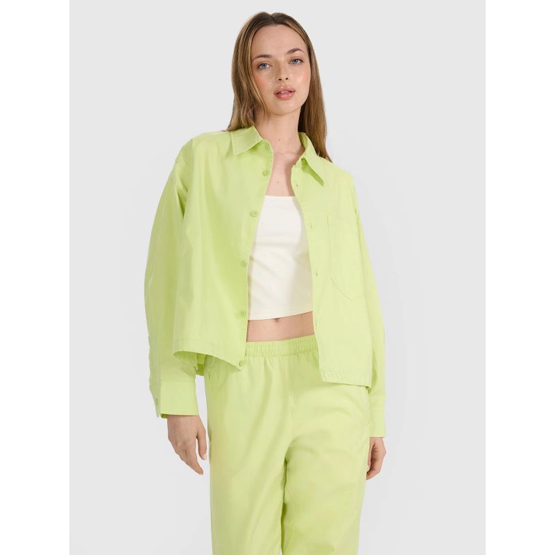 4f Women's oversize shirt with collar 4FRSS25TSHIF130-73S General