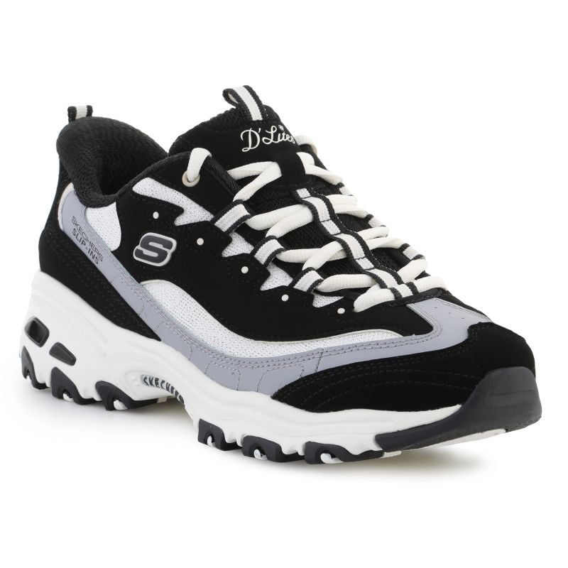 Skechers Slip-ins: Sport D'lites 150537-BKNT Black/Natural fekete utcai cipő