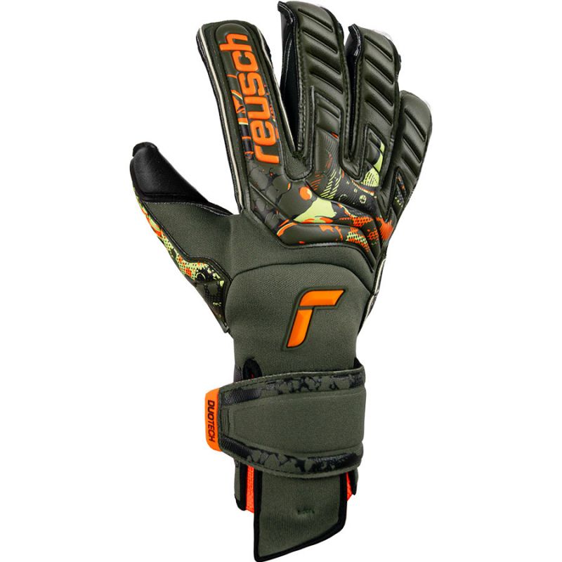 Reusch Attrakt Duo Evolution Adaptive Flex M 53 70 055 5555 goalkeeper gloves Kesztyű