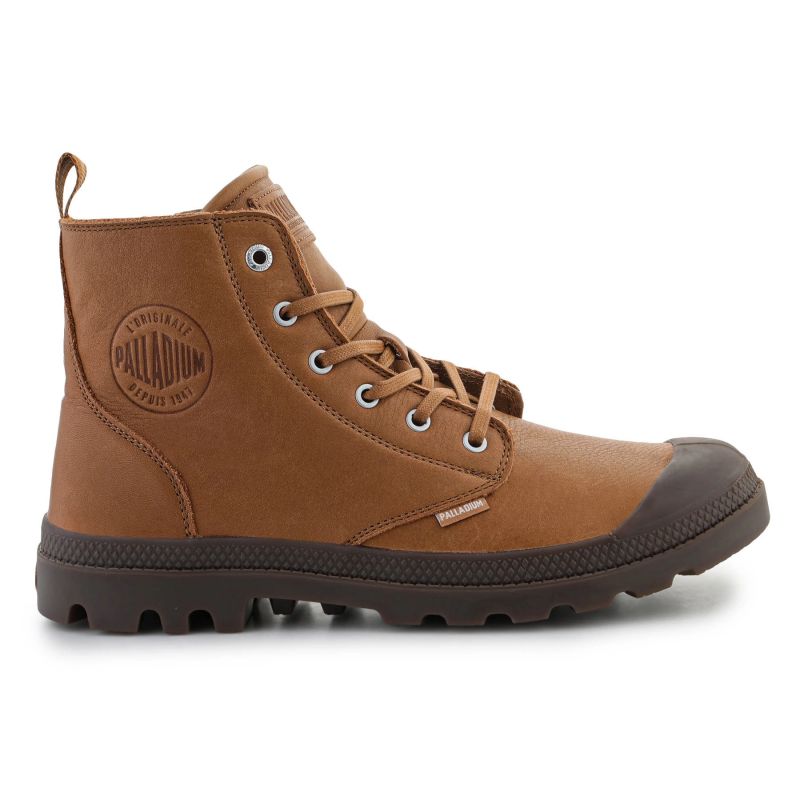 Palladium Pampa Zip Lth Ess U shoes 76888-252-M Dear Brown Cipő