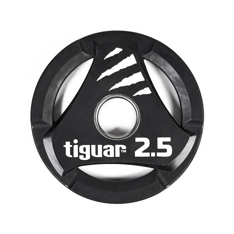 Tiguar PU Olympic plate 2.5 kg fekete kiegészítő TI-WTPU00250