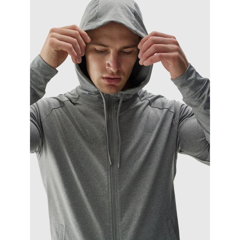 Men's regular quick-drying training sweatshirt 4F 4FWAW24TFSWM403-25M 3xl pulóver