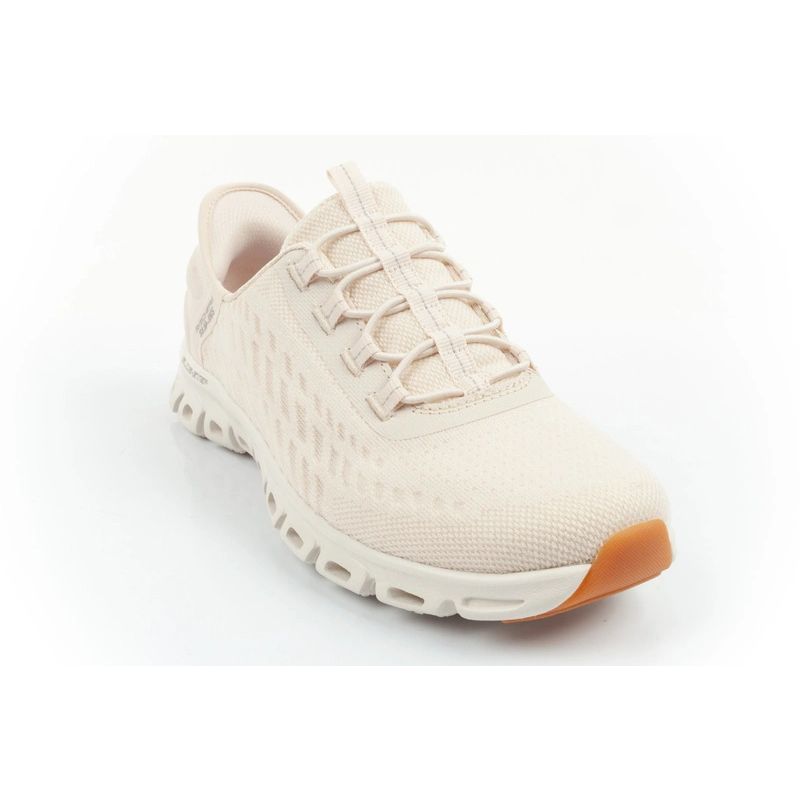 Skechers Glide-Step women's sneakers comfortable ecru slip-ins cipő