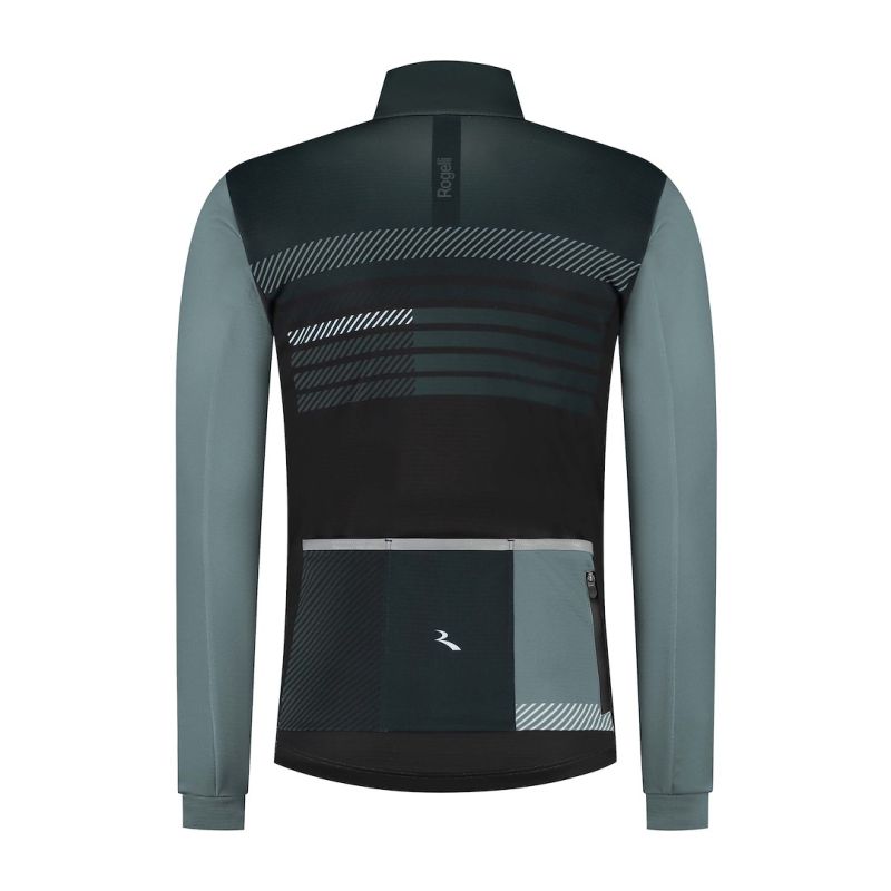 Rogelli STRYDE winter jacket kék kötött sapka SIRC1100006.300.L