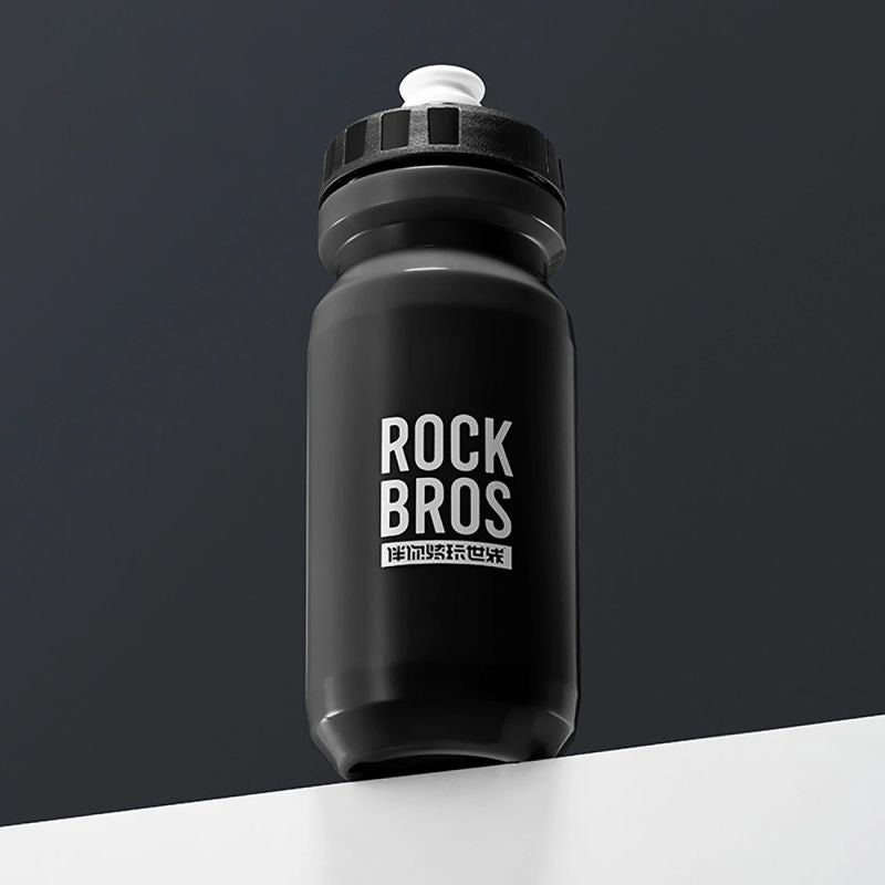 Rockbros 600 ml Bike Bottle - Black czarny water bottles, training equipment