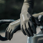 Rockbros cycling gloves spring/summer/autumn, full, size: L - green zielony \ l kesztyű