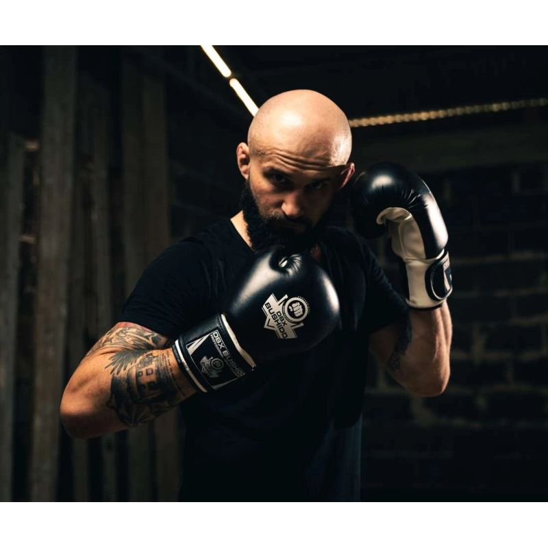 DBX Bushido 10oz Boxing Gloves - Classic White - Origin Series fehér kesztyű