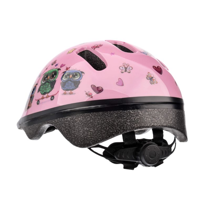 Meteor KS06 S Bike Helmet 48-52 cm Little Owl Pink rózsaszín helmets