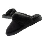 O'Neill Pomnio women's slippers, insulated slip-on slippers, fashionable, warm, black fekete papucs