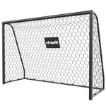 Virtufit Premium Football Goal - Heavy Duty - 240x160x85 védőfelszerelés