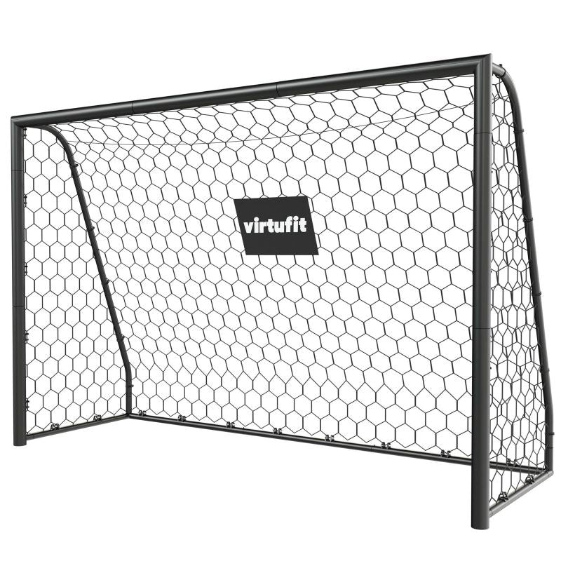 Virtufit Premium Football Goal - Heavy Duty - 240x160x85 védőfelszerelés