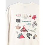 Women's longsleeve regular with print 4F