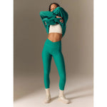 Women's ribbed knit leggings 4F 4FRSS26TTIGF328-41S