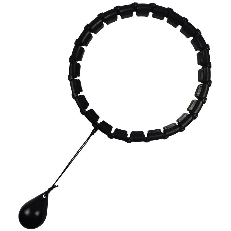 Enero Hula Hoop with Massager and Weights, Black, Energo Fit fekete training equipment