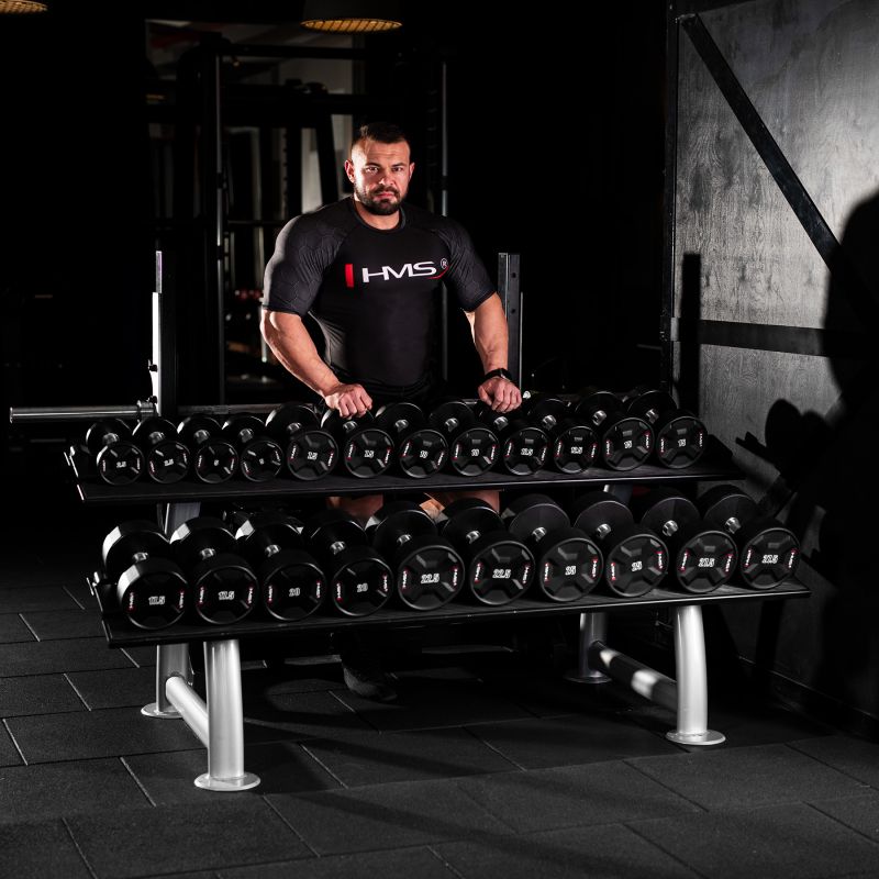 HMS HPC 20 KG POLYURETHANE Dumbbell CPU súlyzó 17-66-197