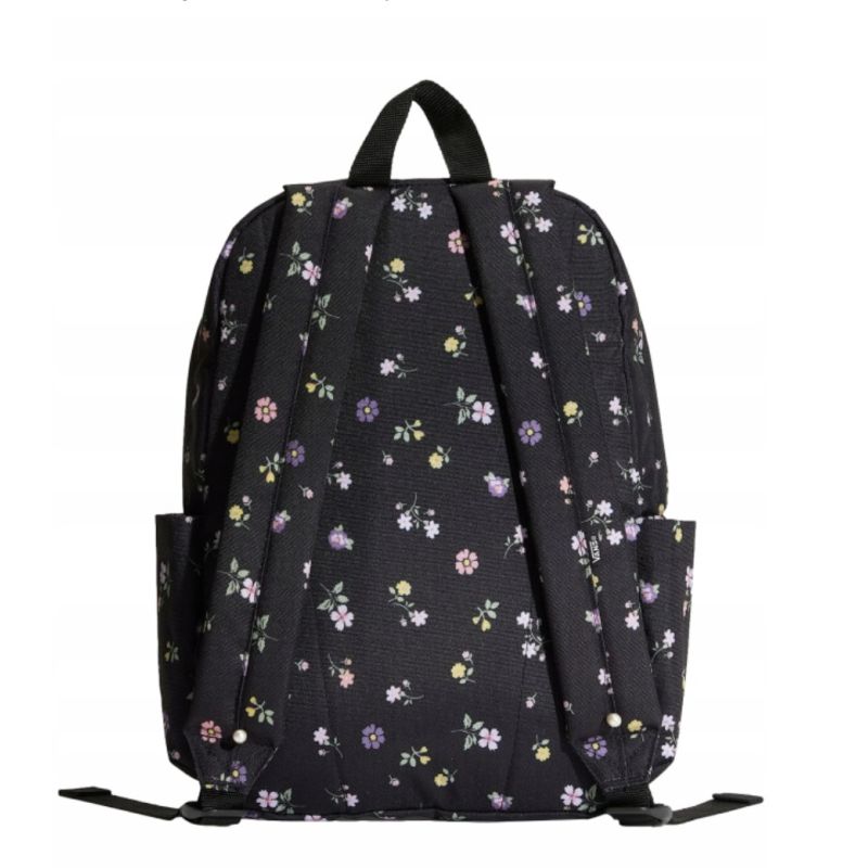 Vans Old Skool Classic Backpack 22L Black Floral - uniwersalny hátizsák VN000H56HTL