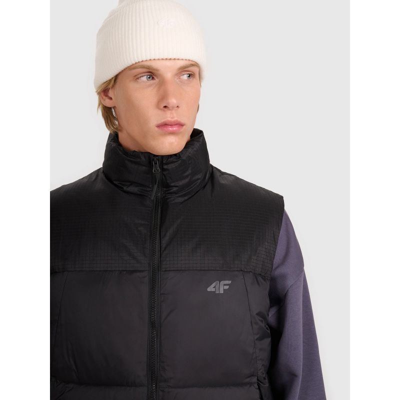 4f Men's down vest with synthetic filling 4FWAW25TVJAM229-20S Kiegészítő