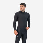 Rogelli CORE long sleeve t-shirt 4XL fekete kerékpáros ruha SIROG351805.4XL